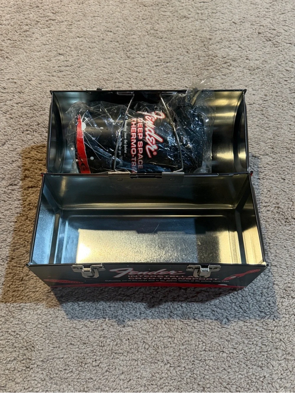 Fender Metal Lunchbox: Interstellar Cryo-Transport collectible 2007